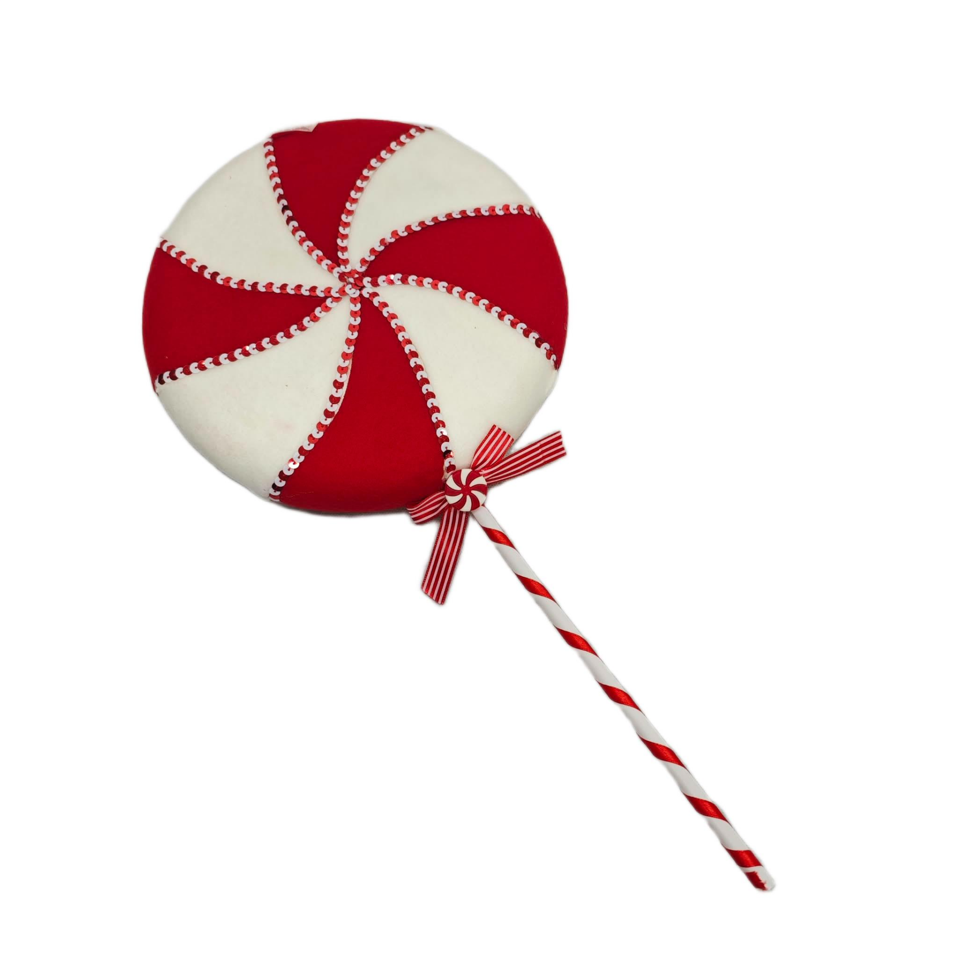 NOEL SÜSÜ LOLİPOP ŞEKER 25 CM