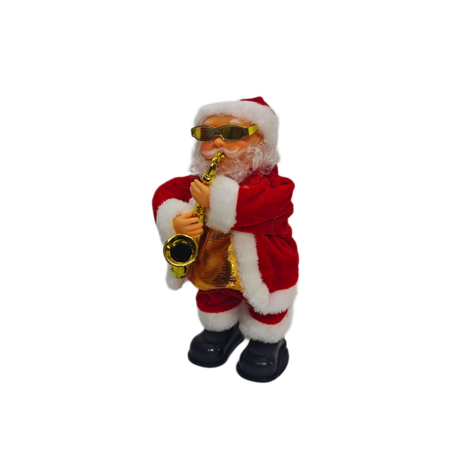 NOEL BABA HAREKETLİ MÜZİKLİ 30CM
