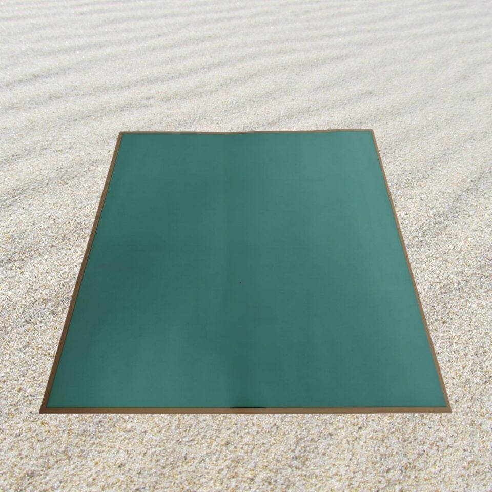 BUKETLİK PP ALTIN KENARLI YEŞİL  58*58 20 Lİ