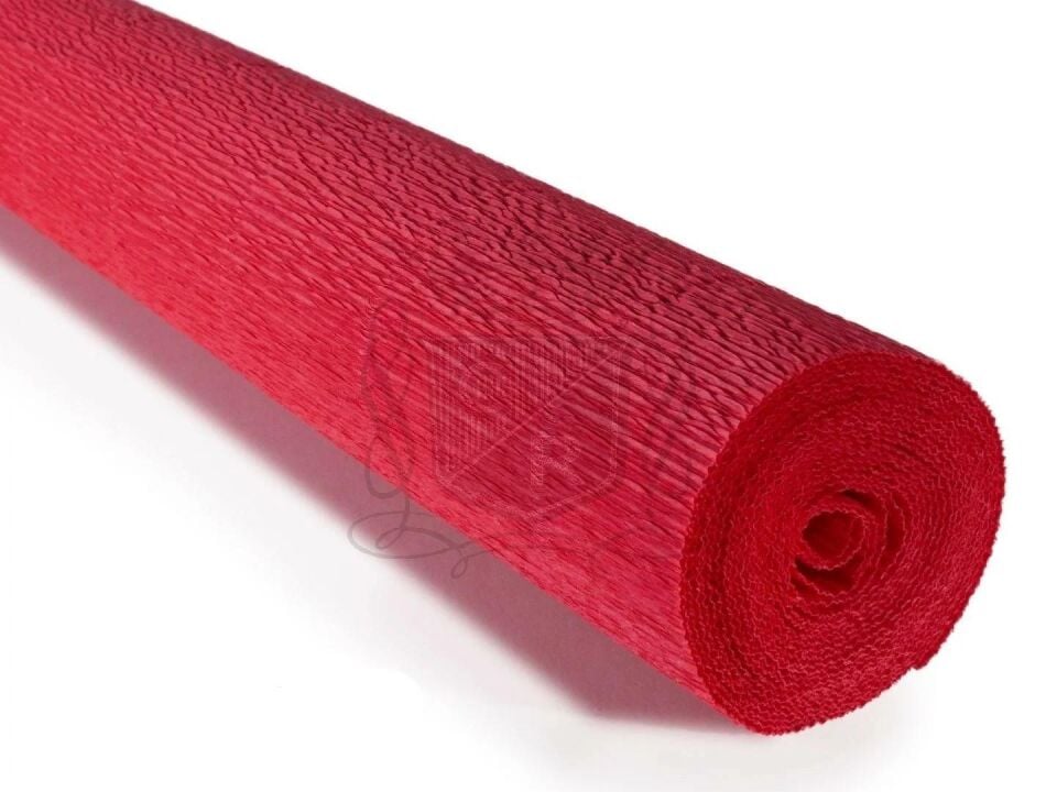 KRAPON KAĞIDI  İTHAL 50CM*2.5M. KIRMIZI