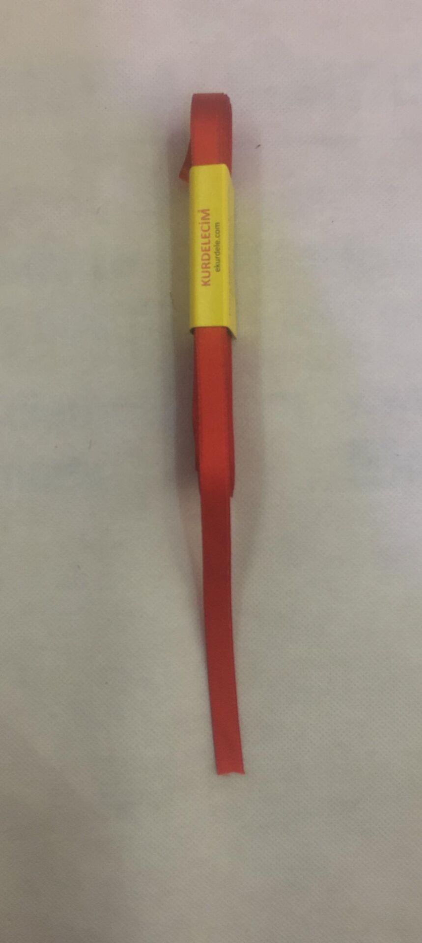 KURDELE SATEN KIRMIZI 10 MT 1 CM