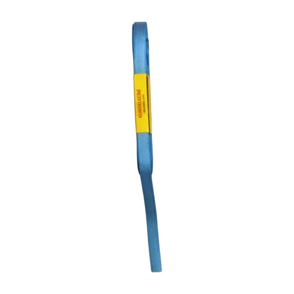 KURDELE SATEN MAVİ 10 MT 1 CM