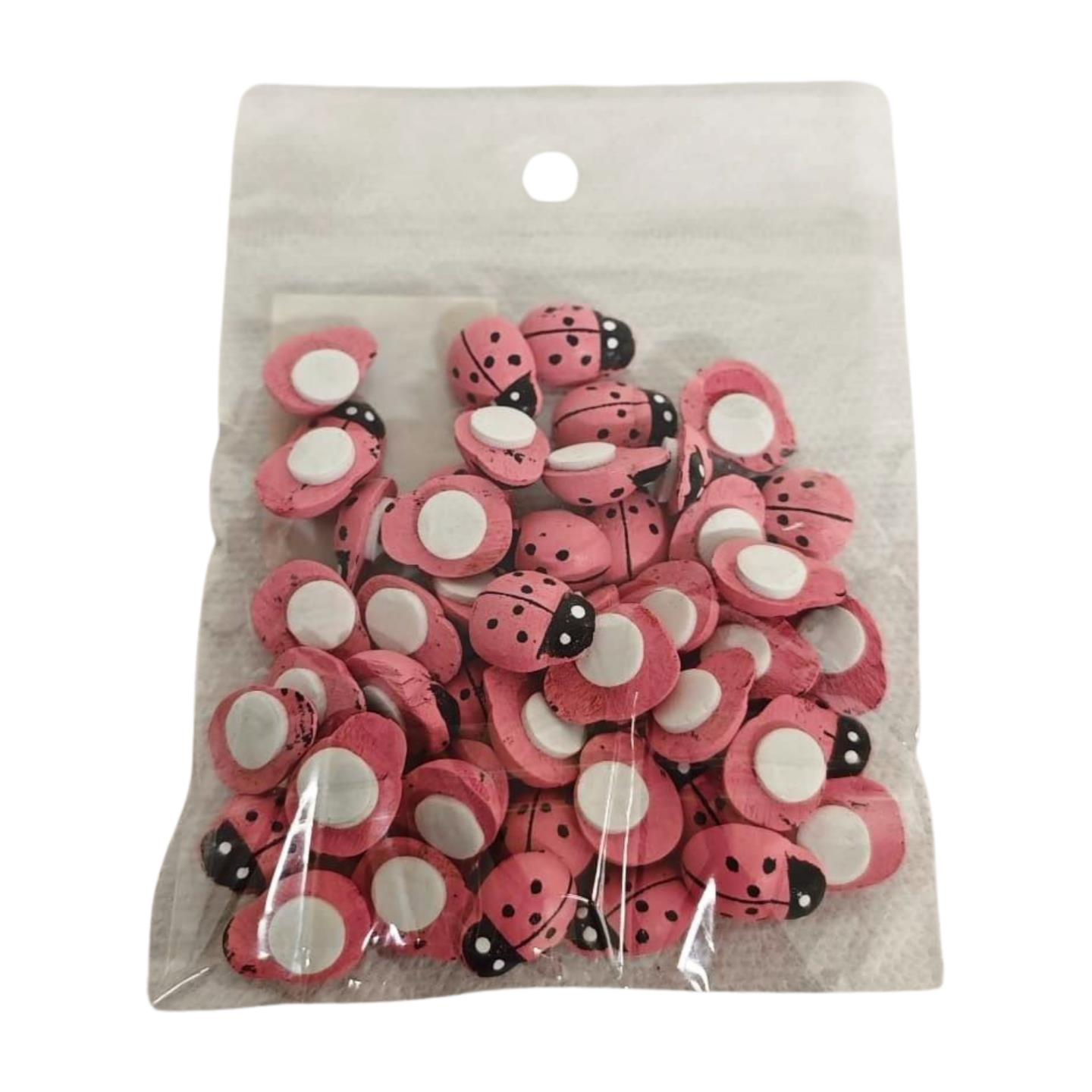 UĞUR BÖCEĞİ YAPIŞKANLI 12*15 50 Lİ PEMBE