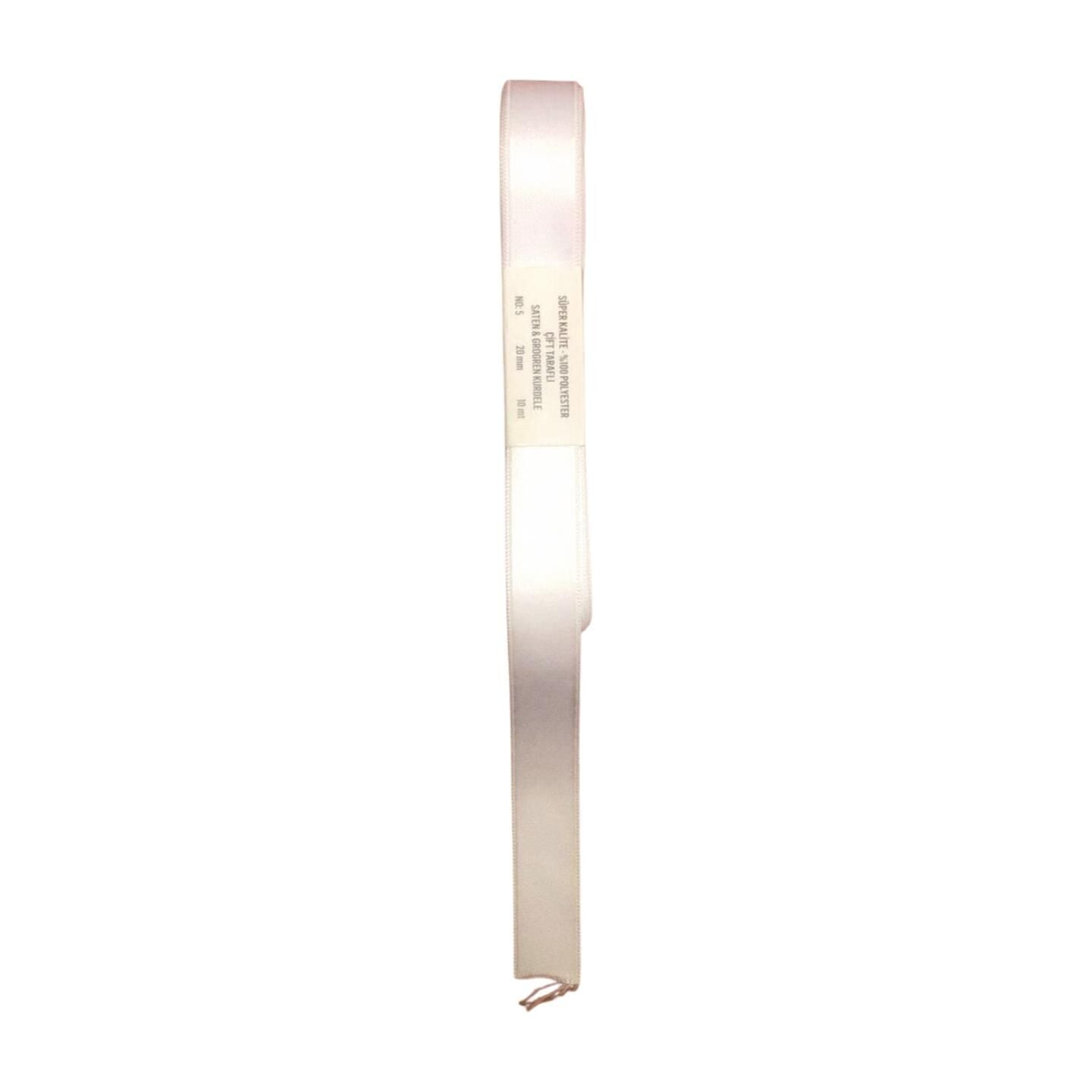 KURDELE SATEN BEYAZ 10 MT 2 CM
