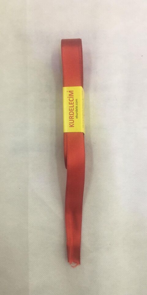 KURDELE SATEN KIRMIZI 10 MT 2 CM