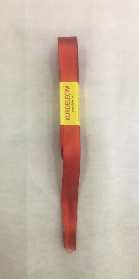 KURDELE SATEN KIRMIZI 10 MT 2 CM