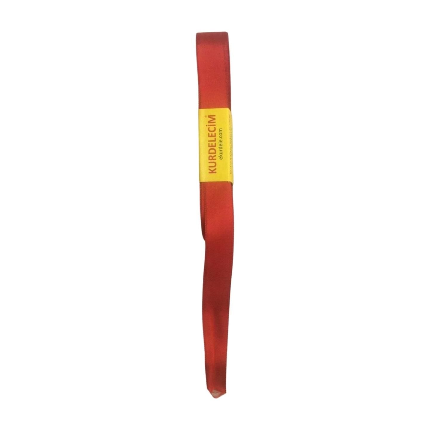 KURDELE SATEN KIRMIZI 10 MT 2 CM