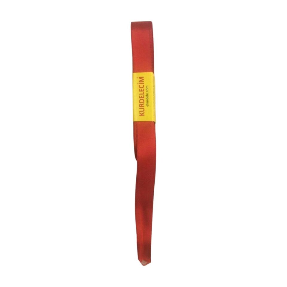 KURDELE SATEN KIRMIZI 10 MT 2 CM