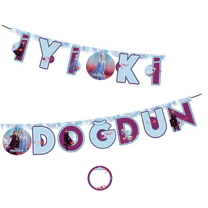OYNAR KARTON İYİKİ DOĞDUN YAZI LİSANSLI FROZEN 2