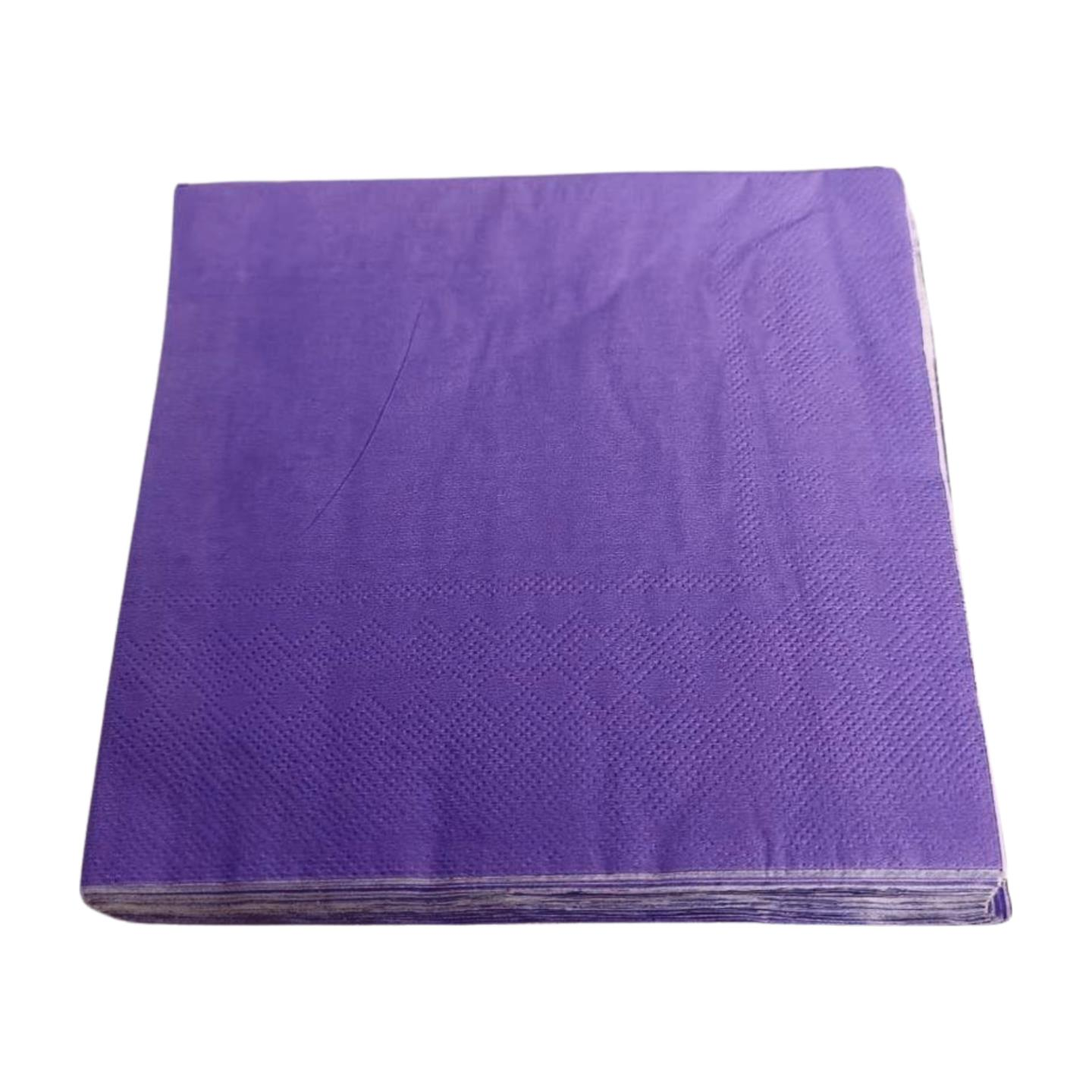 PEÇETE DÜZ RENK 20 Lİ MOR