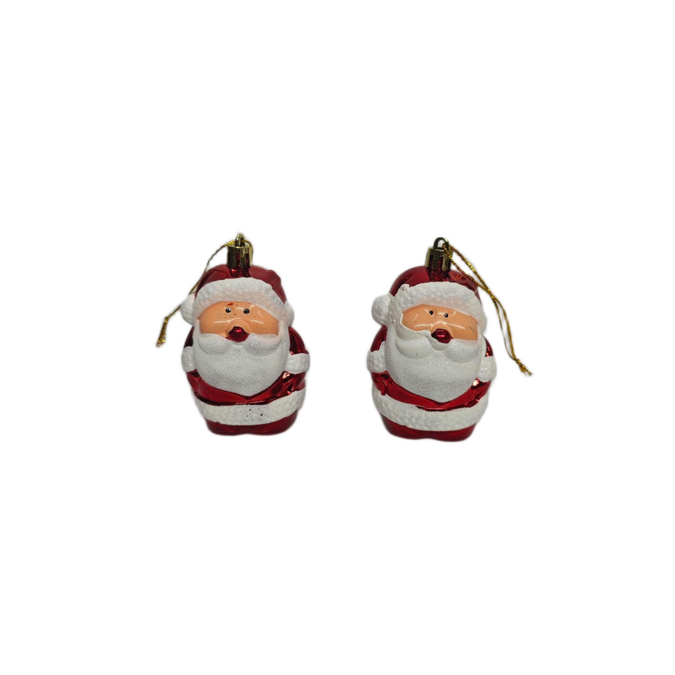 AĞAÇ SÜSÜ NOEL BABA 2 Lİ
