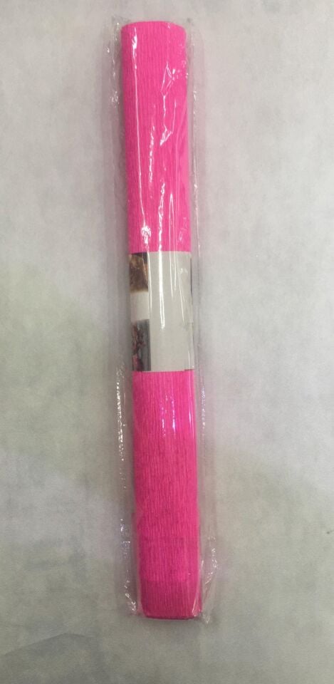 KREPON KAĞIDI  İTHAL 50CM*2.5M. PEMBE