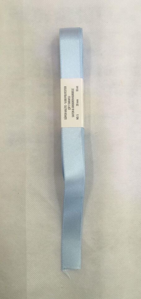 KURDELE SATEN MAVİ 10 MT 2 CM