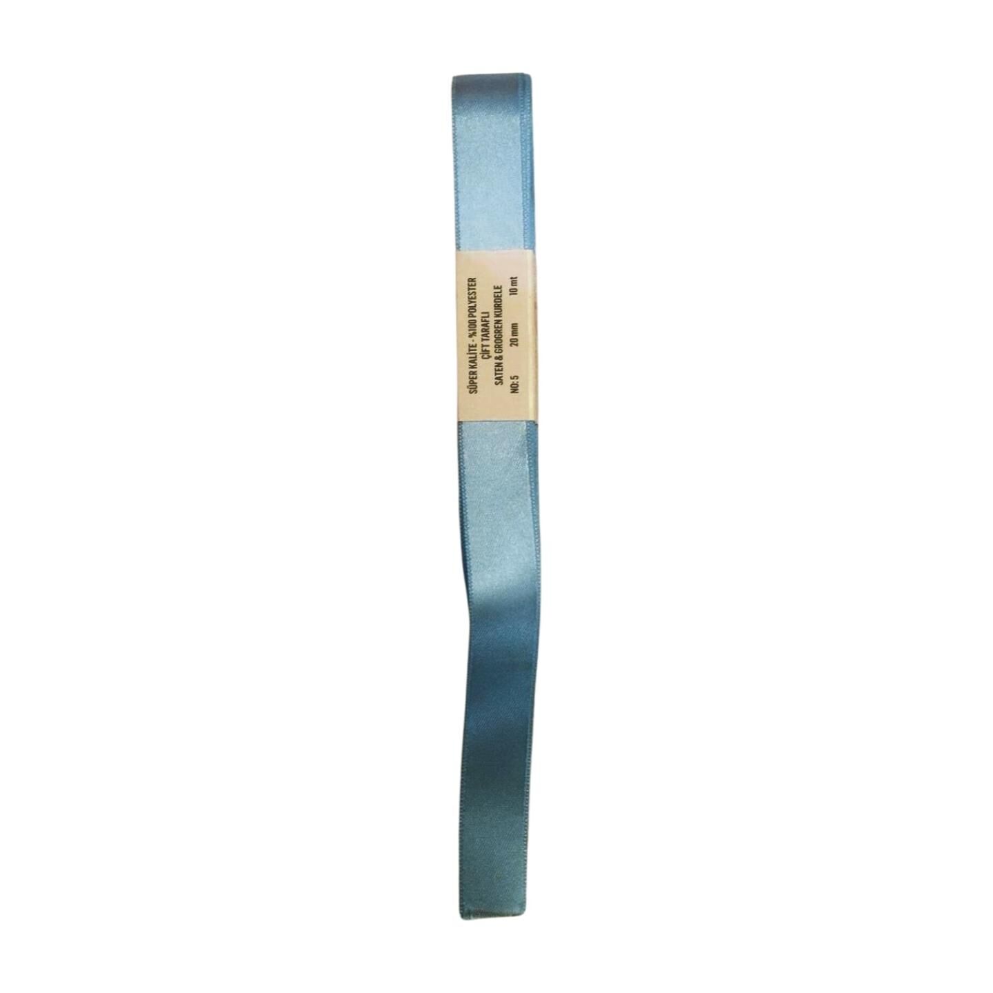 KURDELE SATEN MAVİ 10 MT 2 CM