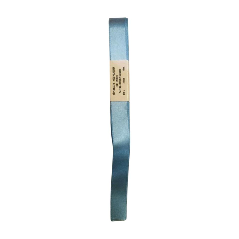 KURDELE SATEN MAVİ 10 MT 2 CM