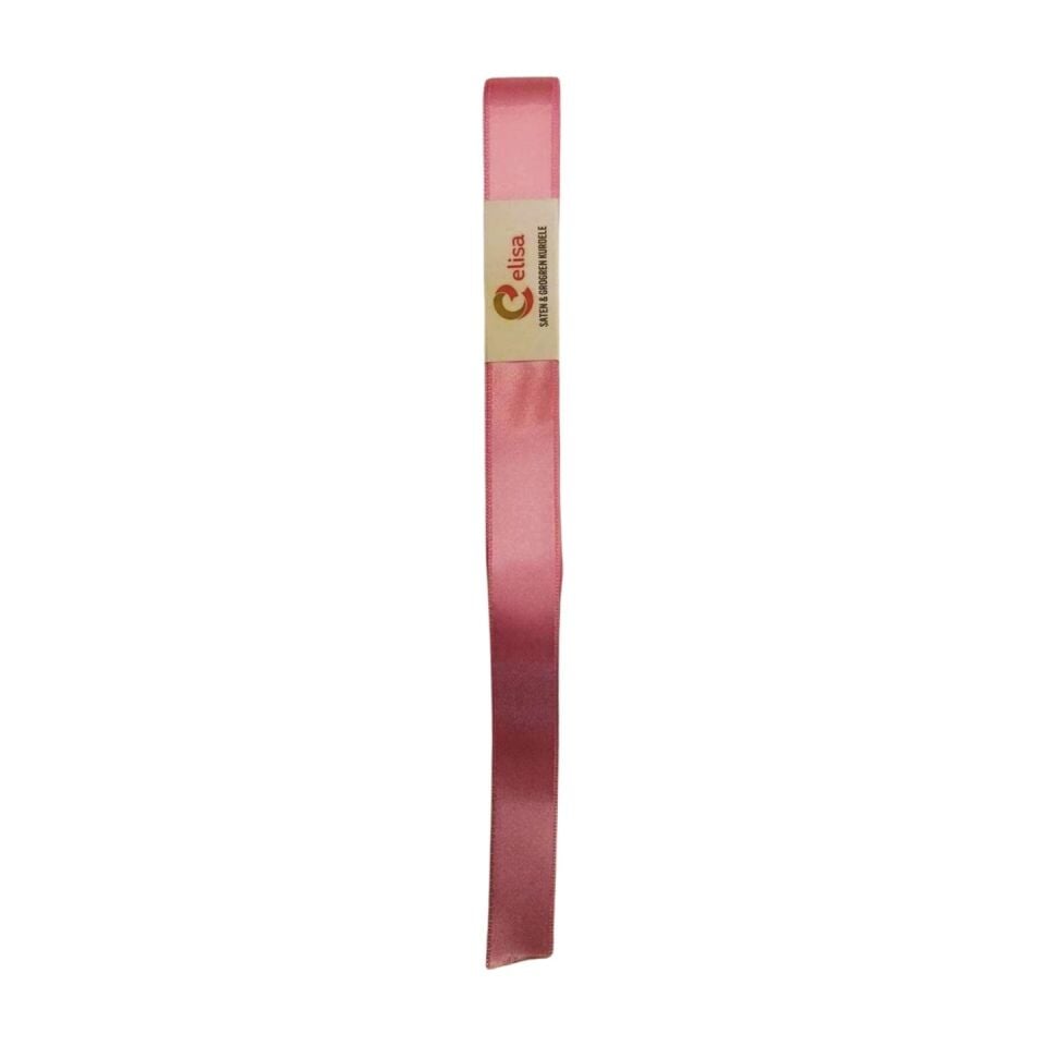 KURDELE SATEN PEMBE 10 MT 2 CM