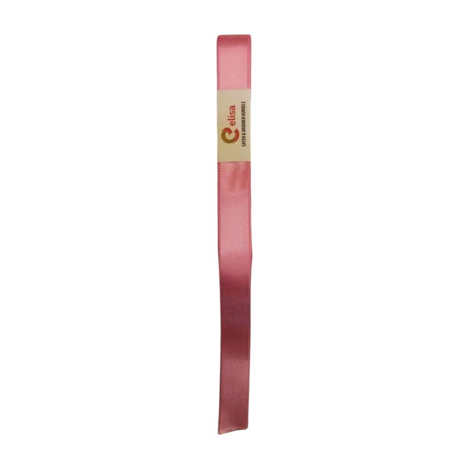 KURDELE SATEN PEMBE 10 MT 2 CM