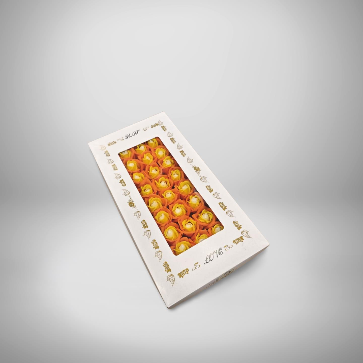 SABUN GÜL 50 Lİ ÇİFT RENKLİ TURUNCU