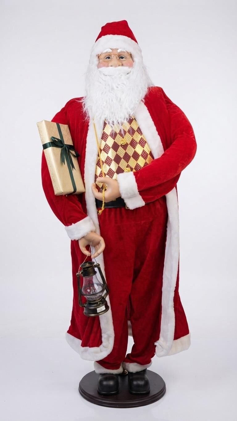 NOEL BABA ÇANLI HAREKETLİ MÜZİKLİ  2 MT