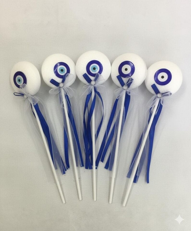 ÇUBUKLU STRAFOR NAZARLIK 12 Lİ 4 RENK