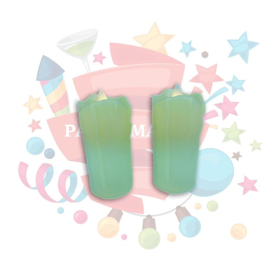 IŞIKLI MUM PİLLİ TAKOZ MUM ERİME EFEKTLİ 6*12 CM