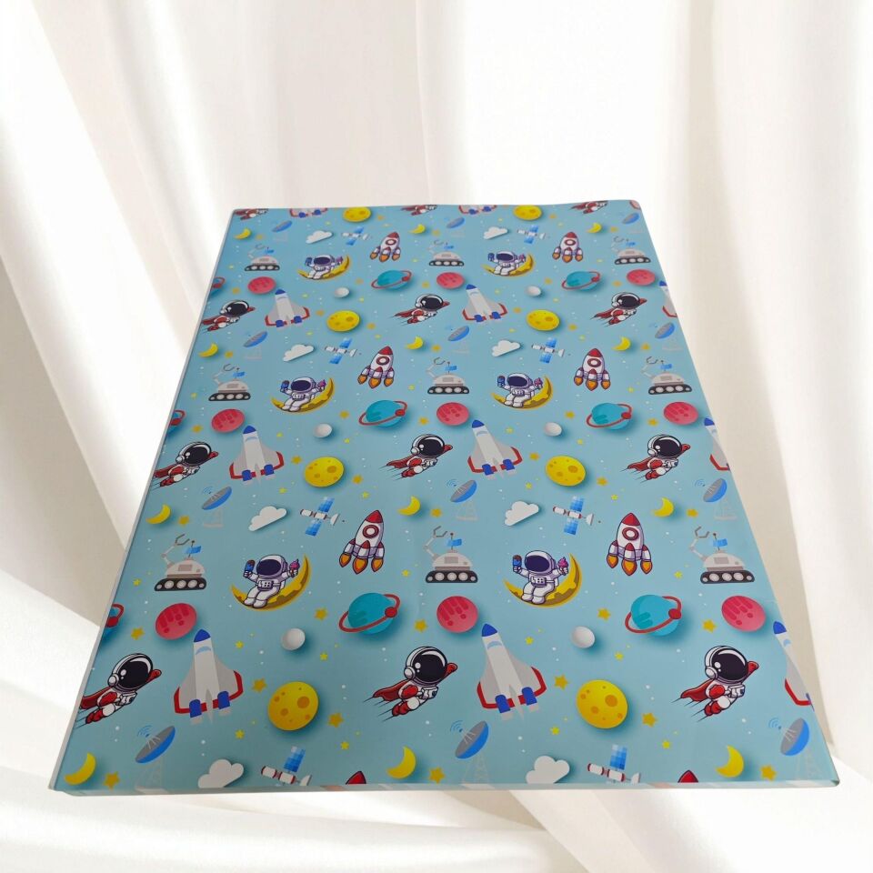 KUŞE KAĞIT 70*100 UZAY BASKILI 50 Lİ