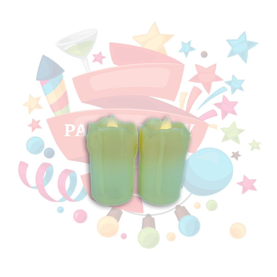 IŞIKLI MUM PİLLİ TAKOZ MUM ERİME EFEKTLİ 6*10 CM