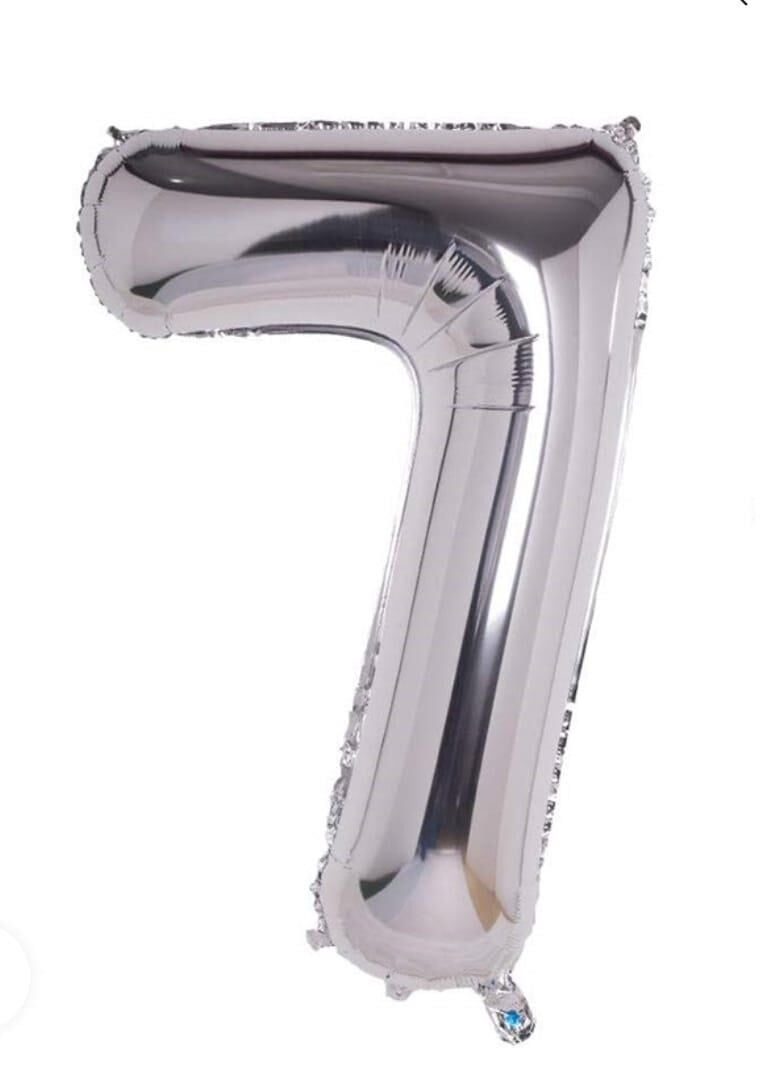 BALON FOLYO 40'' RAKAM GÜMÜŞ 7 GRABO