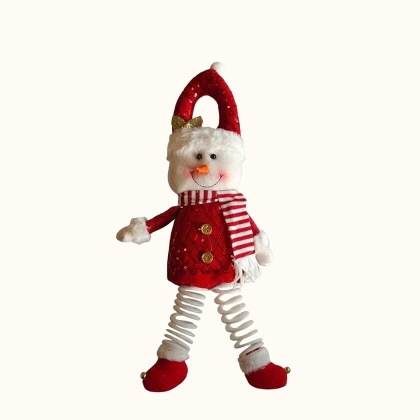 PELUŞ YILBAŞI KARDAN ADAM 40 CM