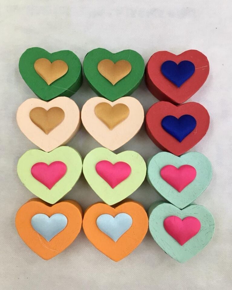 KUTU KALP TEKLİ 7cm*5cm