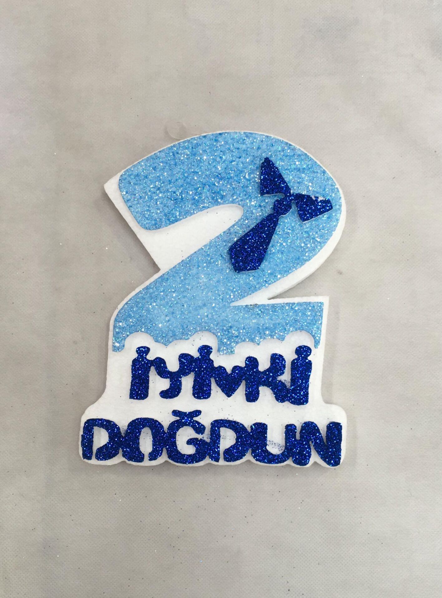 STRAFOR RAKAM KÜÇÜK 2 YAŞ MAVİ ÇUBUKLU