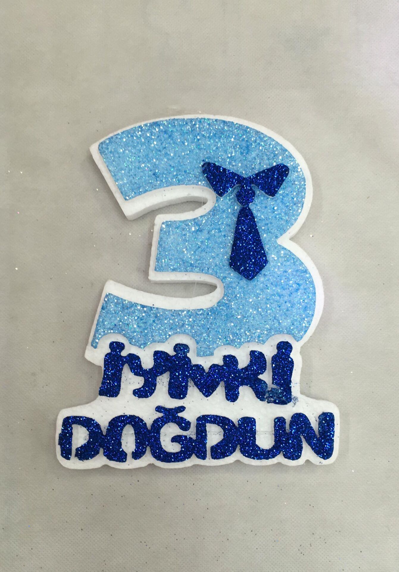 STRAFOR RAKAM KÜÇÜK 3 YAŞ MAVİ ÇUBUKLU