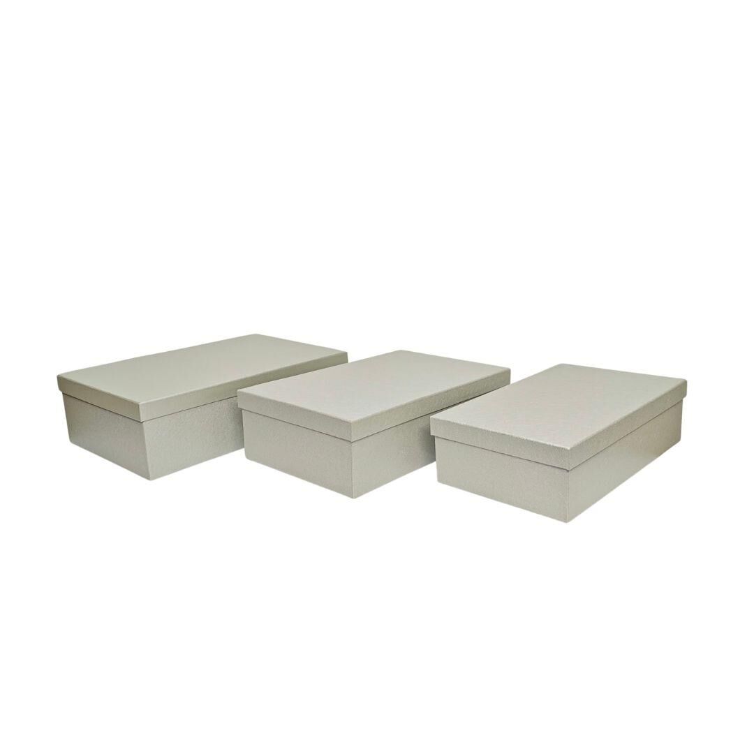 KUTU DİKDÖRTGEN 3 LÜ 41*27*12 GÜMÜŞ