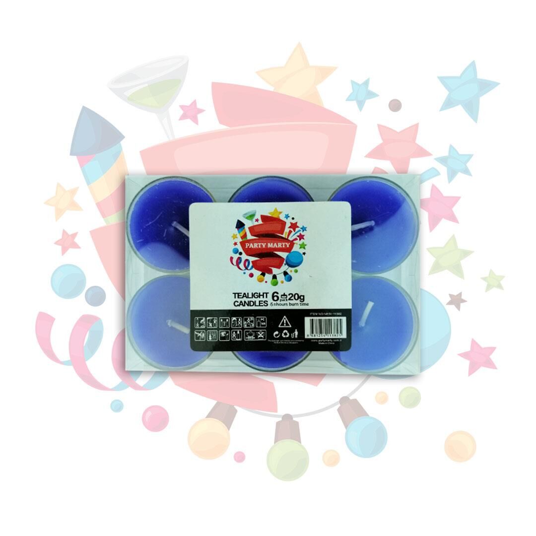 MUM TEA-LIGHT KOKULU MOR 20gr 6 LI