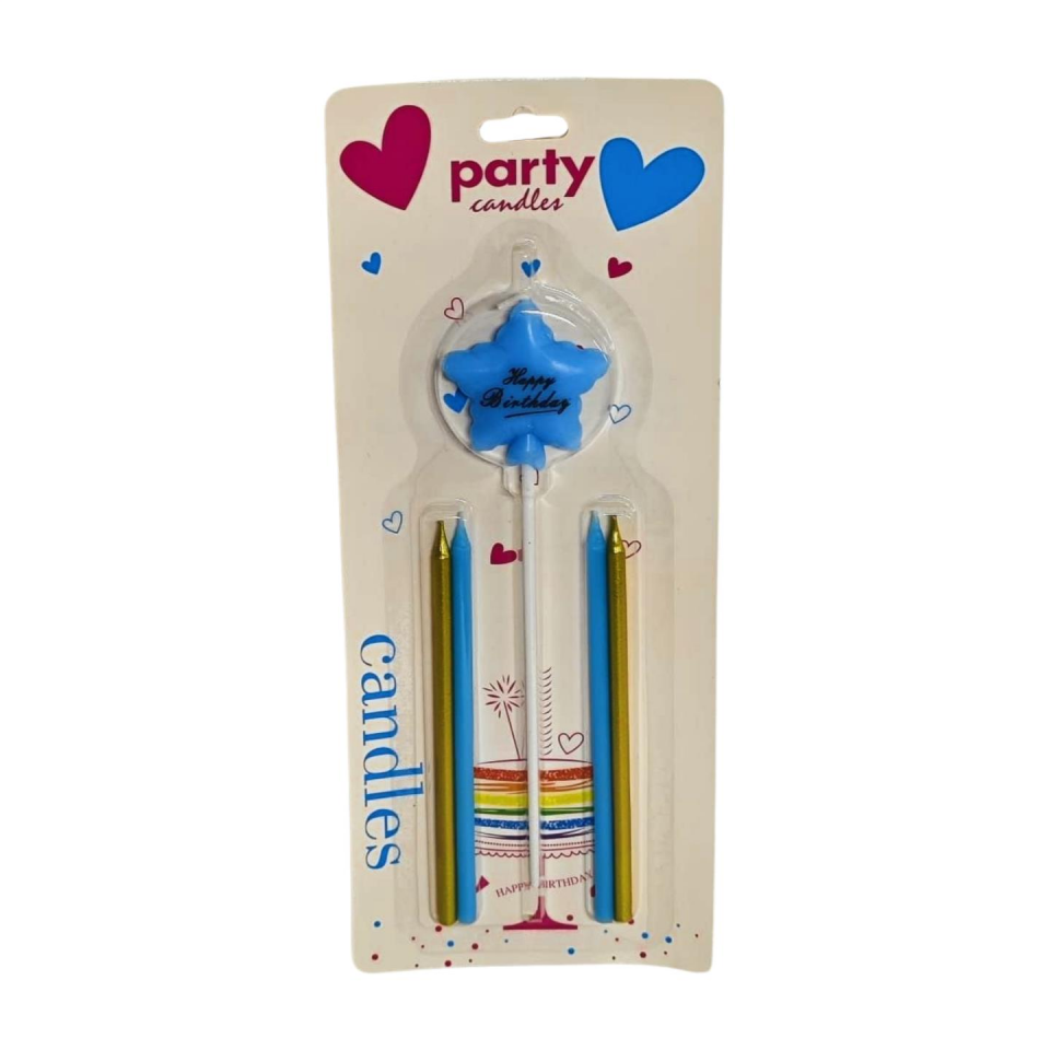 MUM 4+1 YILDIZLI SET MUM MAVİ