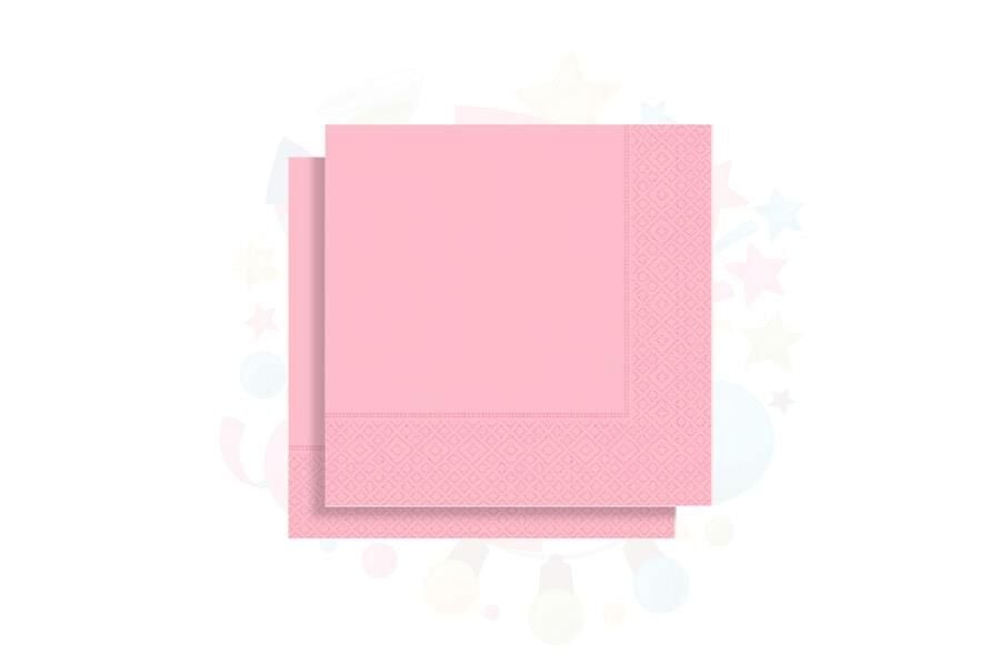 PEÇETE DÜZ RENK 20 Lİ PEMBE