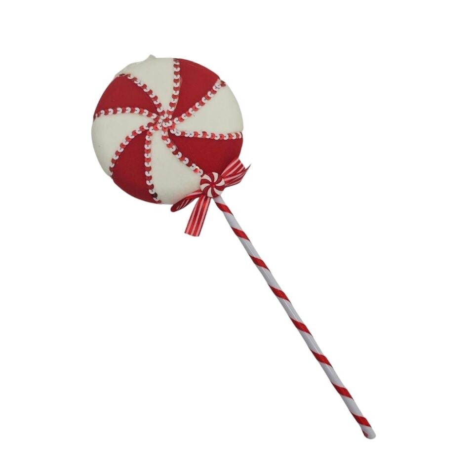 NOEL SÜSÜ LOLİPOP ŞEKER 15 CM