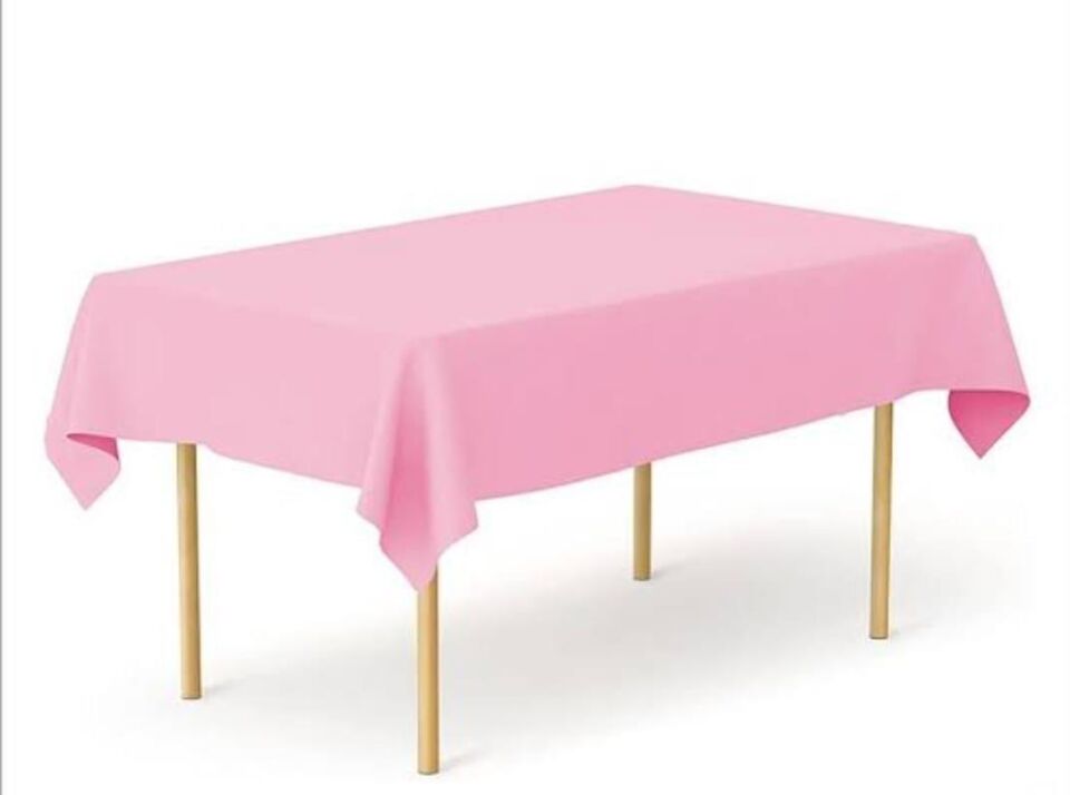 MASA ÖRTÜSÜ RENKLİ 137*274 NEDİ PEMBE