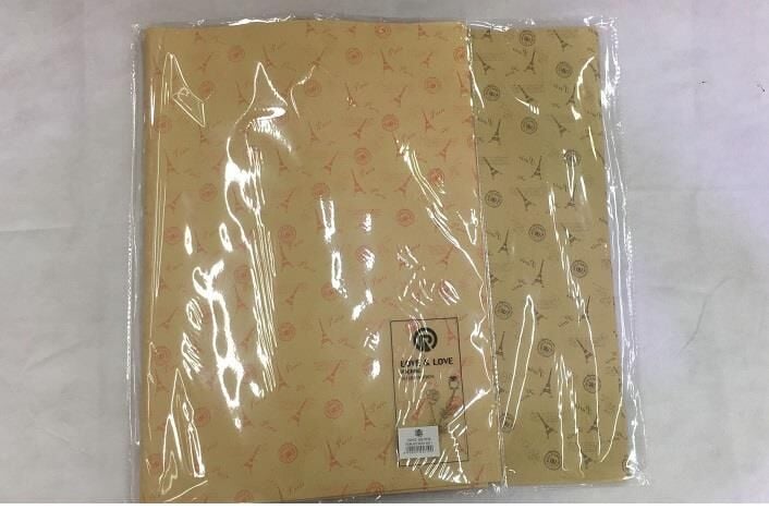 BUKETLİK KRAFT KAĞIT 50*70 PARİS BASKILI  20 Lİ PK