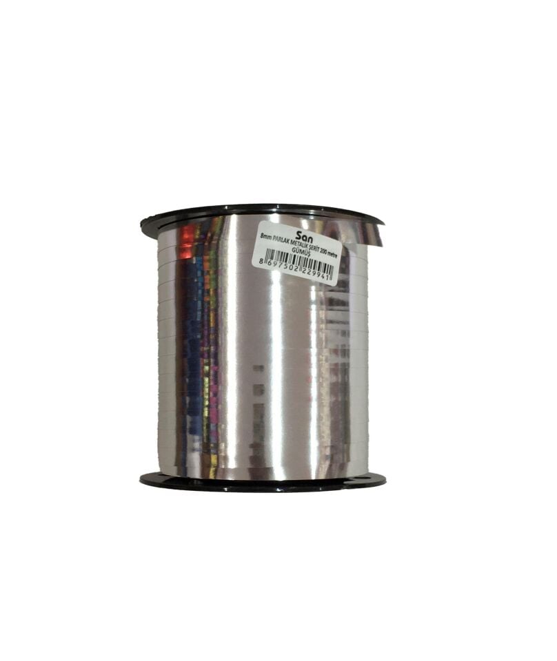 RABANT 8 MM 200mt SAN METALİK GÜMÜŞ