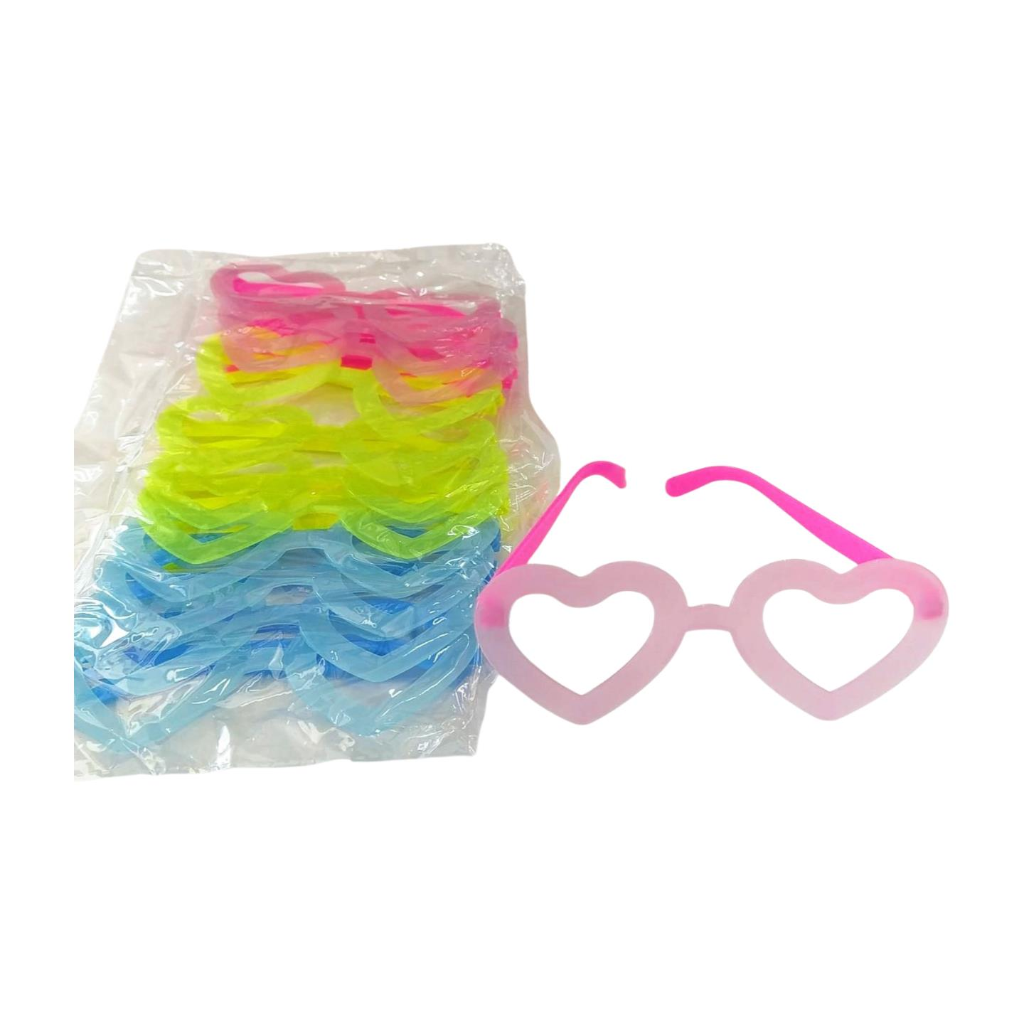 GÖZLÜK MAKARON RENKLİ KALPLİ