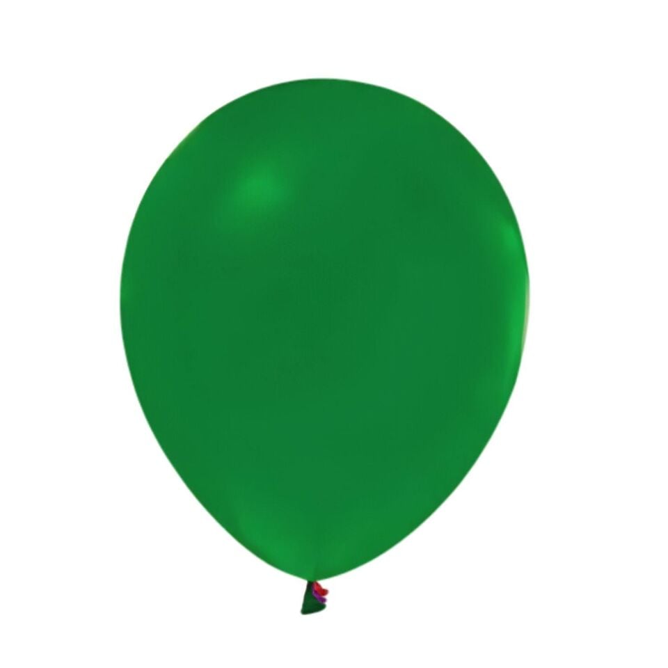 BALON DÜZ RENK KOYU YEŞİL100'LÜ