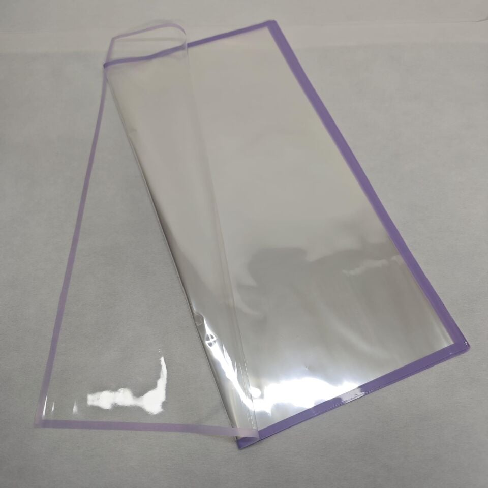 BUKETLİK PP ŞEFFAF MOR KENARLI