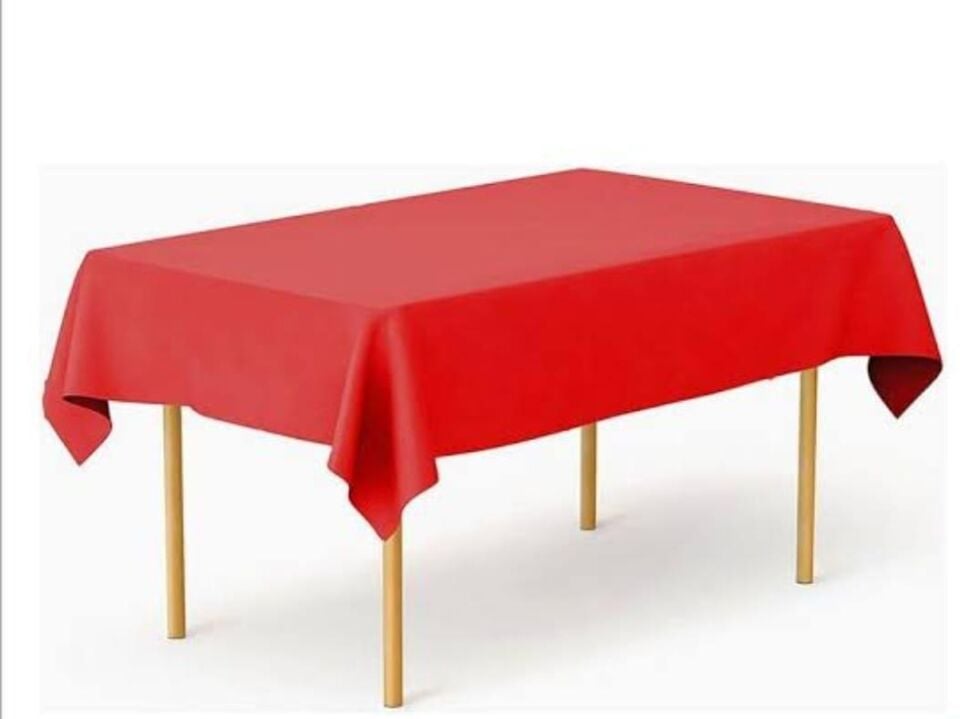 MASA ÖRTÜSÜ RENKLİ 137*274 NEDİ KIRMIZI