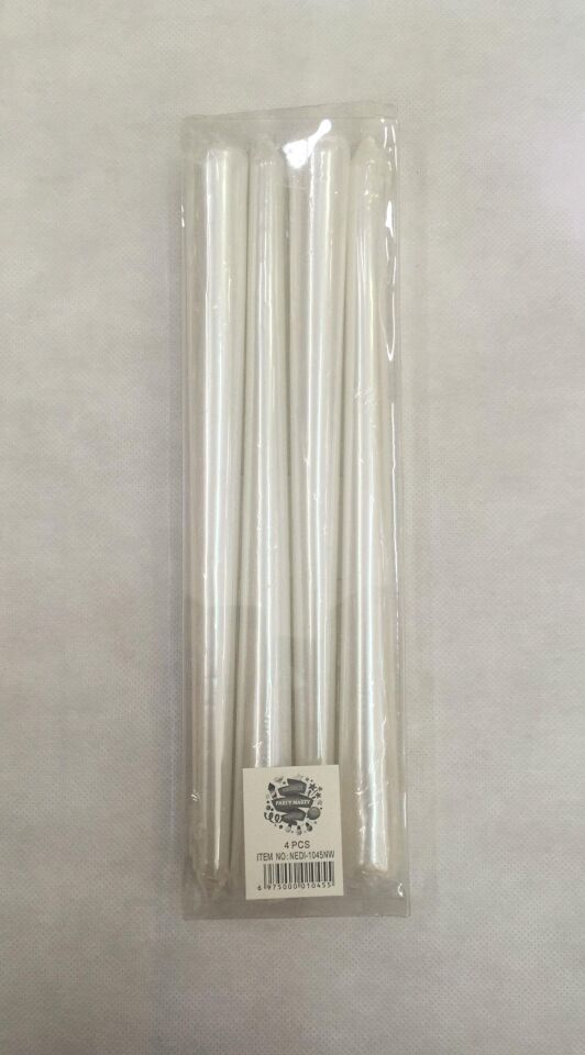 MUM ŞAMDAN 25 CM 4 LÜ BEYAZ