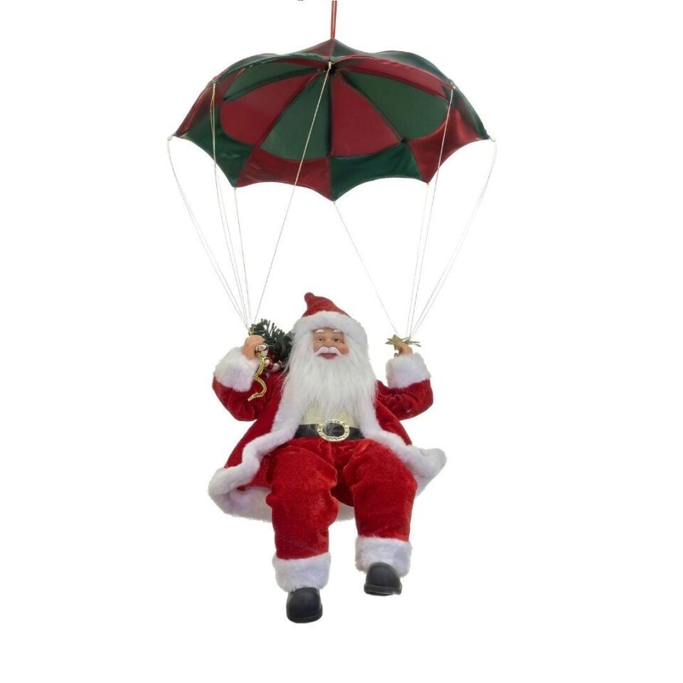 PELUŞ YILBAŞI PARAŞÜTLÜ NOEL BABA 110CM