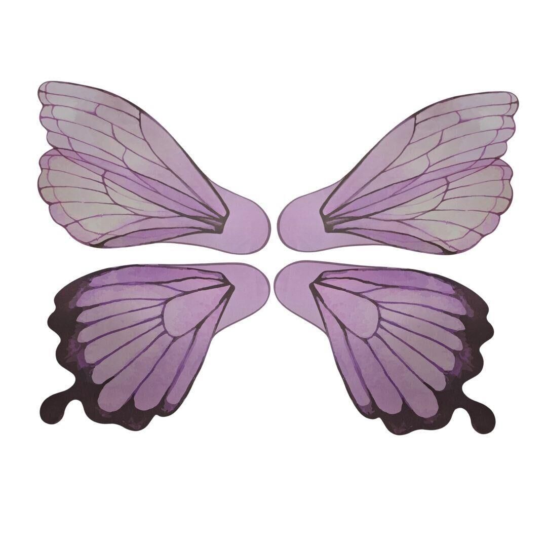 BUKETLİK KAĞIT KELEBEK MOR 10 LU SET