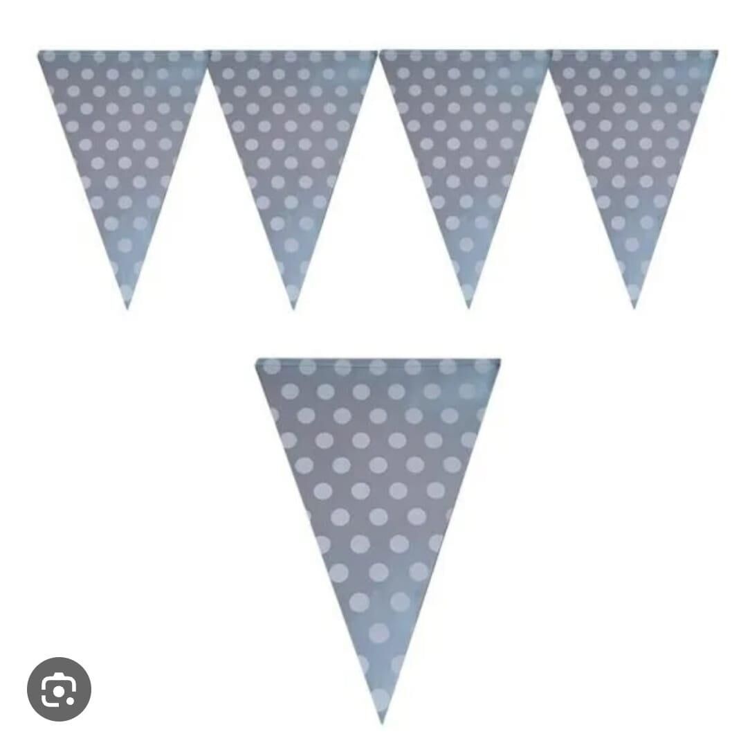 FLAMA ÜÇGEN TEMALI PUANTİYELİ GÜMÜŞ