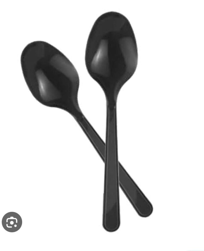 KAŞIK RENKLİ 25'Lİ SİYAH