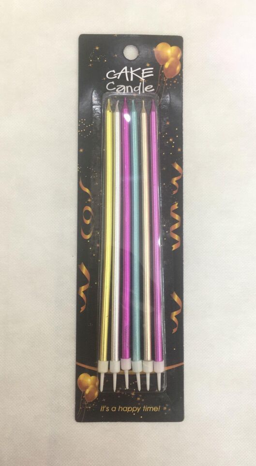 MUM  0,6 CM X 19CM  KARTELALI 6 LI KARIŞIK